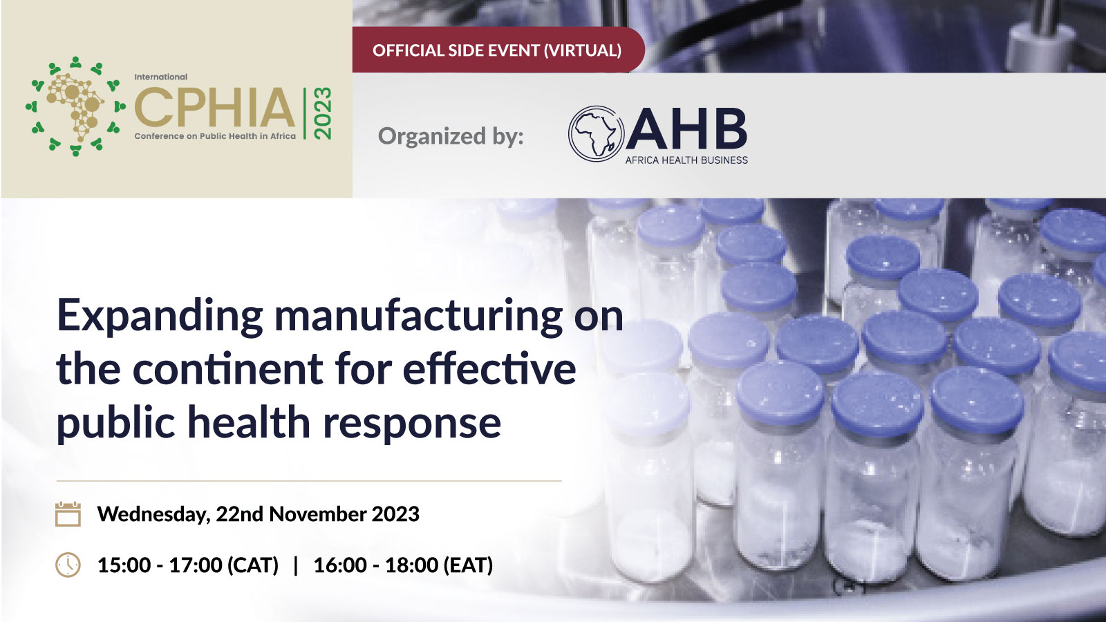 Expanding manufacturing on the continent for effective public health response
